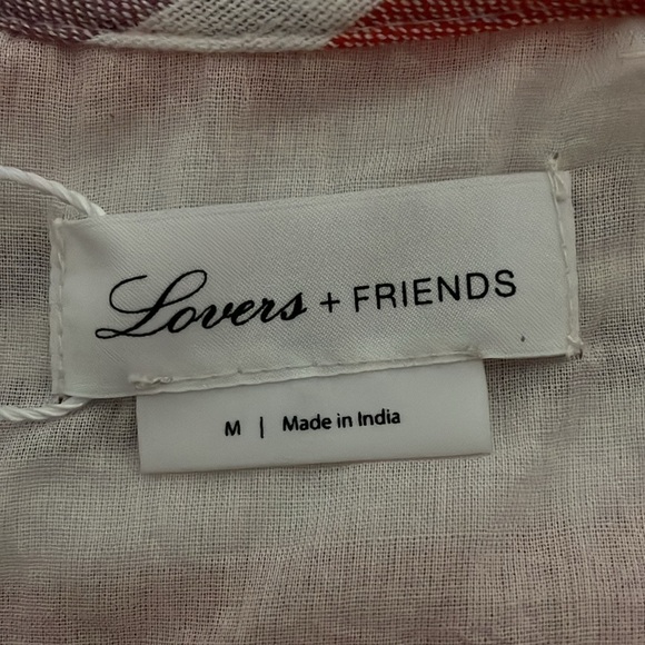 Revolve Lovers + Friends Striped Stargazer Linen Blend Wrap Skort Size M NWT - Picture 5 of 10